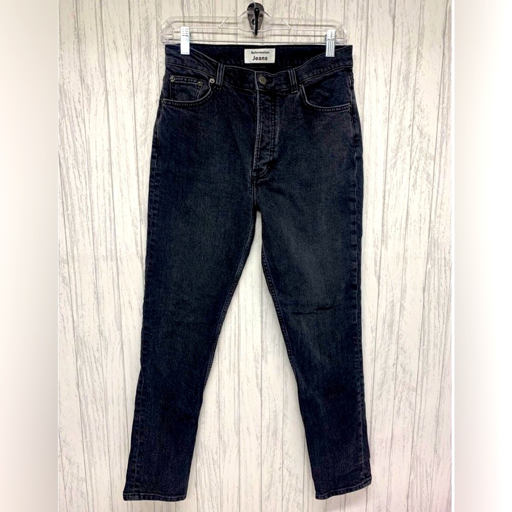 Reformation straight leg jeans